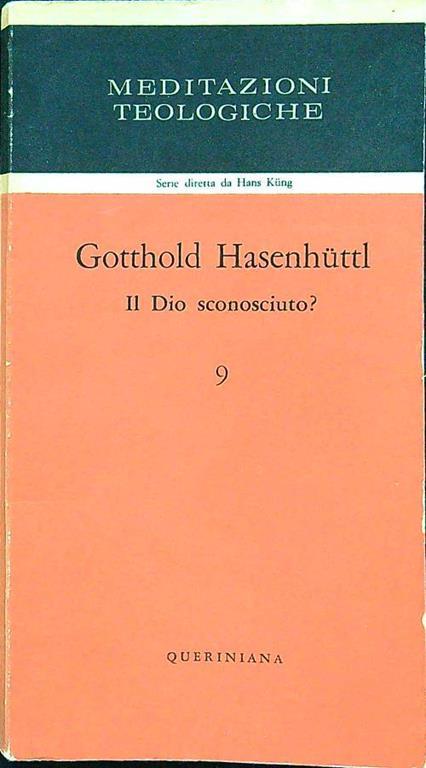 Dio sconosciuto? - Gotthold Hasenhuttl - copertina