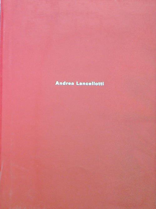 Andrea Lancellotti. Grafico - copertina