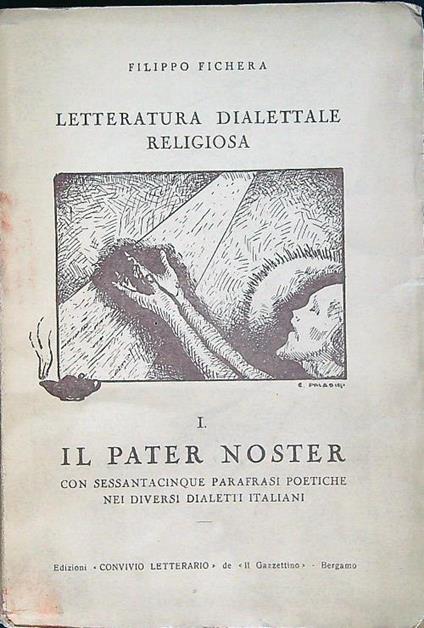 Letteratura Dialettale Religiosa 1. Il pater noster - Filippo Fichera - copertina