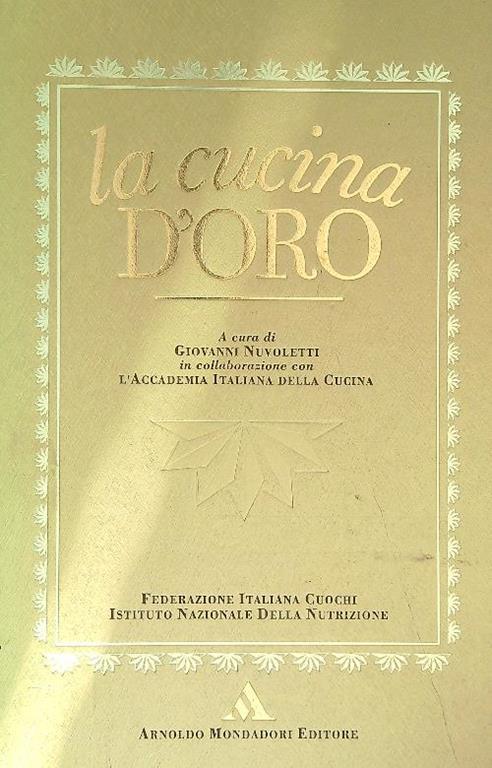 cucina d'oro - Giovanni Nuvoletti - Libro Usato - CDE - | IBS