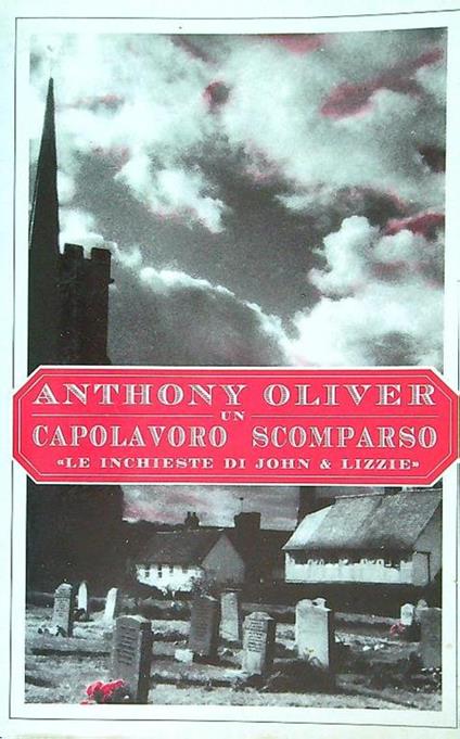 capolavoro scomparso - Anthony Oliver - copertina