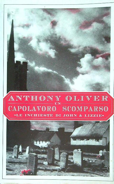 capolavoro scomparso - Anthony Oliver - copertina