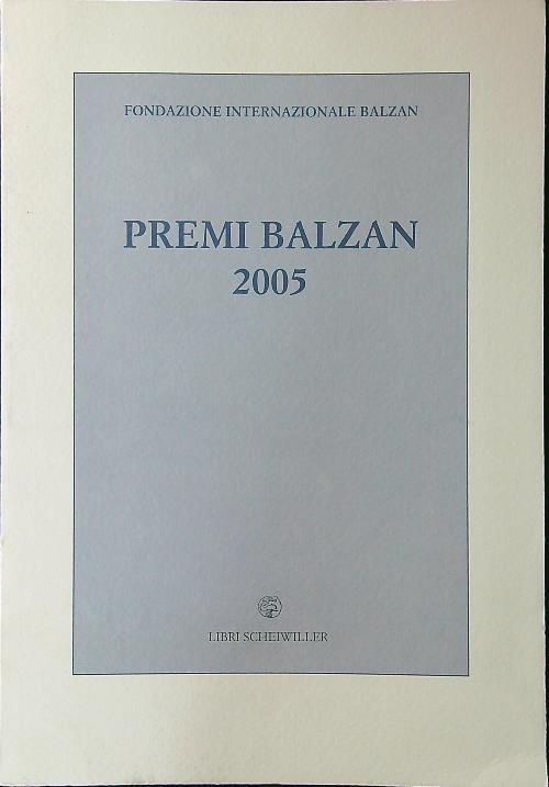 Premi Balzan 2005