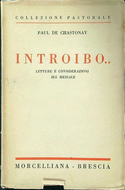 Introibo - Paul De Chastonay - copertina