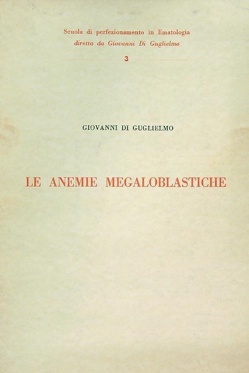 anemie megaloblastiche