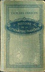 Histoire de la litterature francaise des origines a 1920