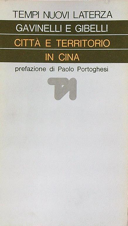 Città e territorio in Cina - Corrado Gavinelli - copertina