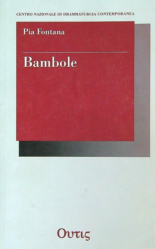Bambole - Pia Fontana - copertina