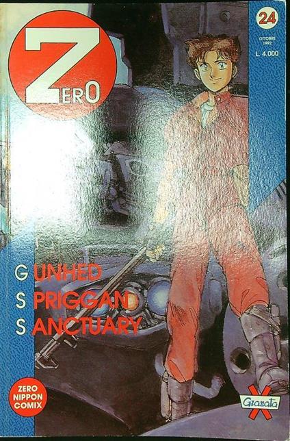 Zero n. 24/ottobre 1992 - copertina