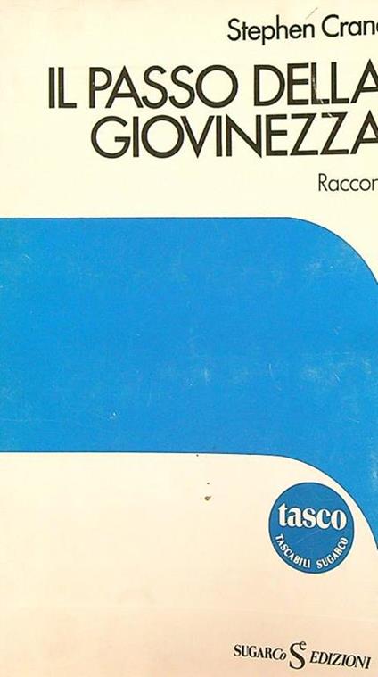 Passo Della Giovinezza - Stephen Crane - copertina