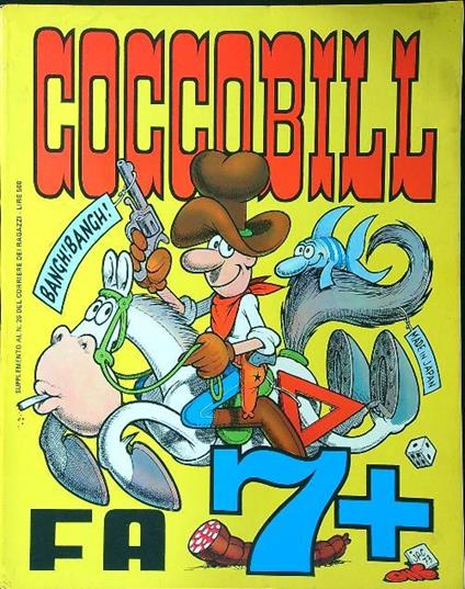 Coccobill fa sette più - Jacovitti - copertina