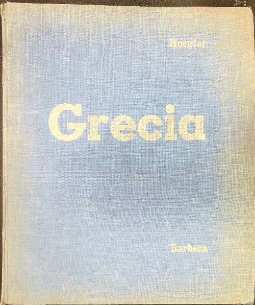 Grecia - R.G. Hoegler - copertina