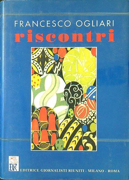 Riscontri - Francesco Ogliari - copertina