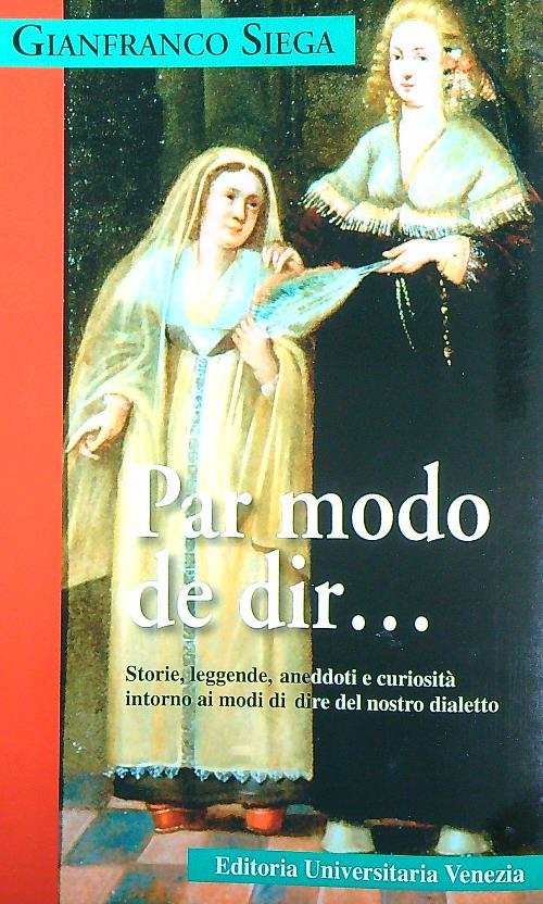 Par modo de dir... - Gianfranco Siega - copertina