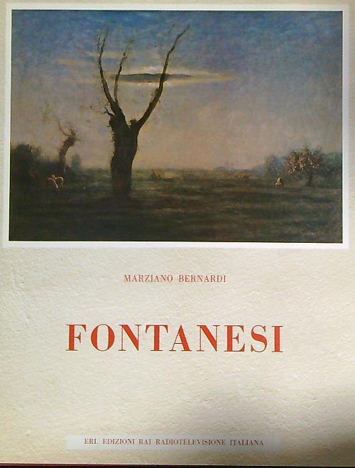 Antonio Fontanesi - Marziano Bernardi - copertina