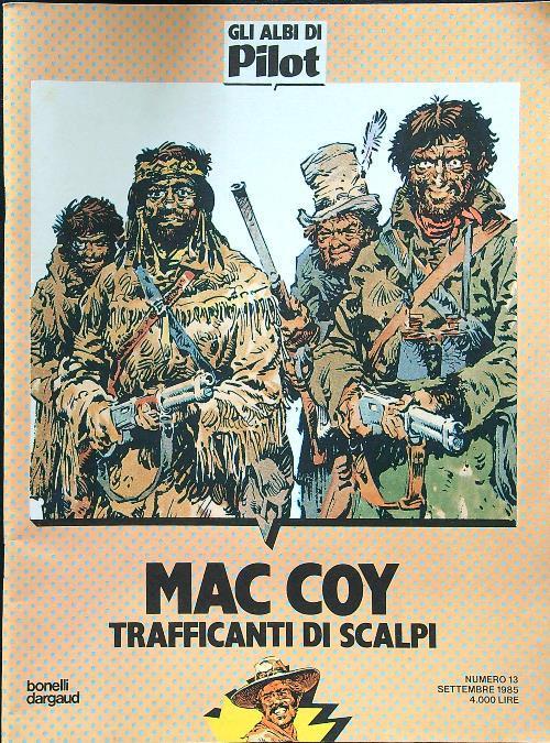 Mac Coy Trafficanti di scalpi - copertina
