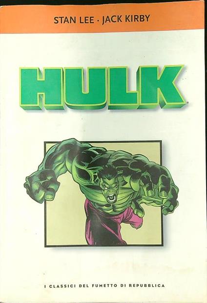 Hulk - Stan Lee - copertina