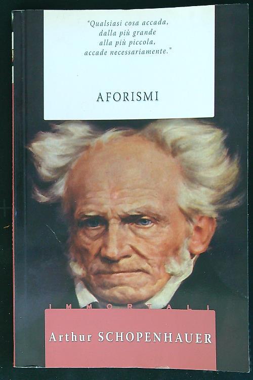 Aforismi - A. Schopenauer - copertina