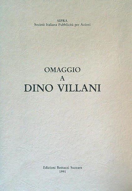 Omaggio a Dino Villani - copertina