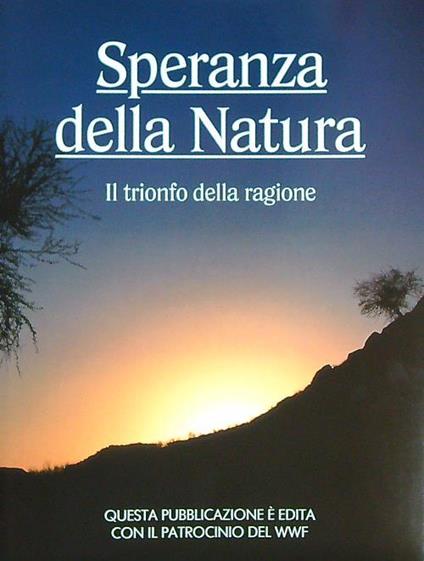Speranza della Natura Il trionfo della ragione - copertina