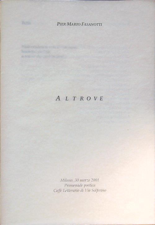 Altrove