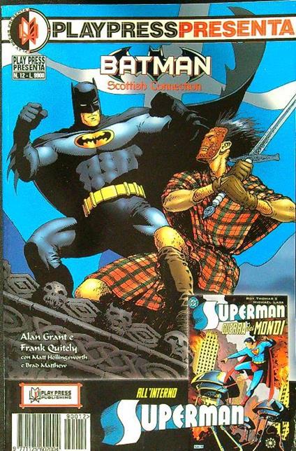 Batman scottish connection n.12 - copertina