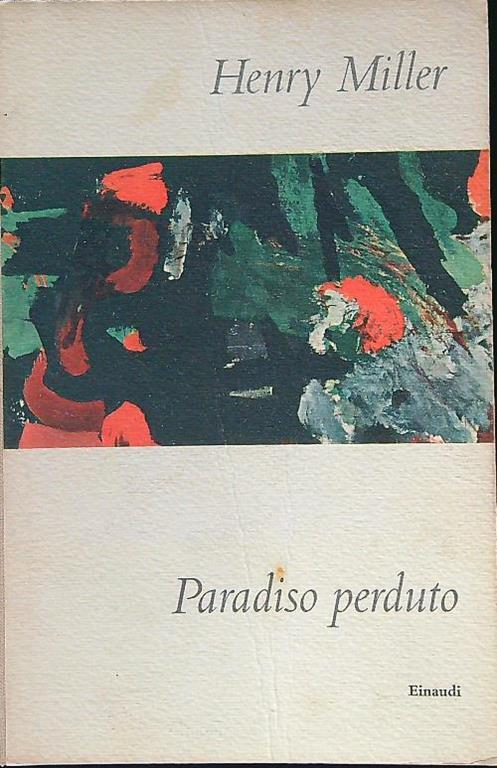 Paradiso perduto - Henry Miller - copertina