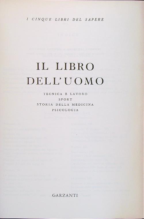 cinque libri del sapere vol. V - Il libro dell'uomo