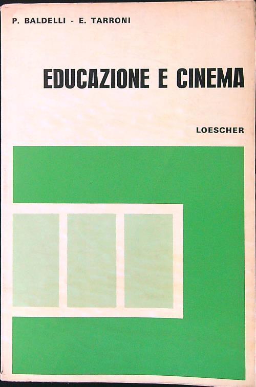 Educazione e cinema - Baldelli - copertina