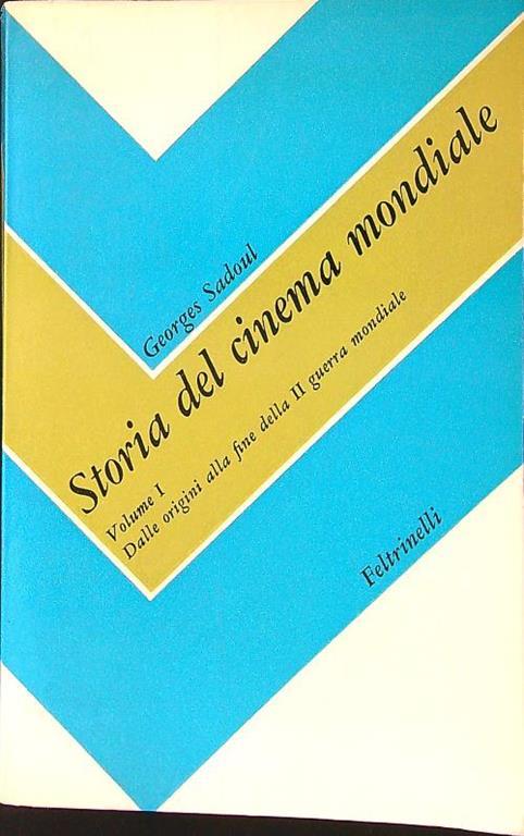 Storia del cinema mondiale vol. 1 - Georges Sadoul - copertina