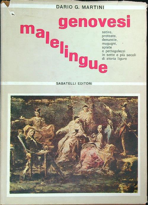 Genovesi malelingue - Dario Marini - copertina