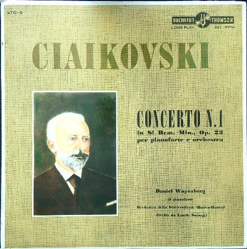 Concerto n.1 in Si Bem. min, Op.23 vinile - Vinile LP di Pyotr Ilyich Tchaikovsky