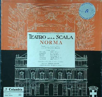 Teatro alla Scala Norma vinile - Vinile LP di Vincenzo Bellini