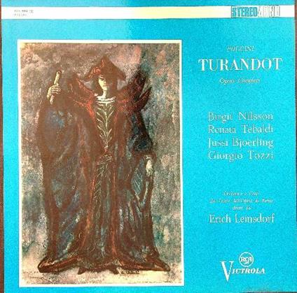 Turandot opera completa - Puccini - copertina