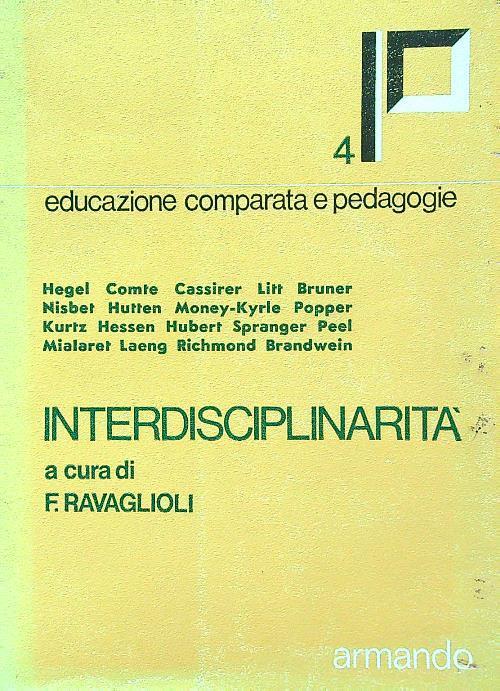 Interdisciplinarità - F. Ravaglioli - copertina