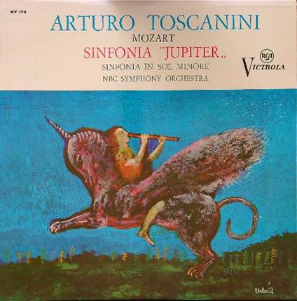 Sinfonia Jupiter in sol minore Arturo Toscanini vinile - Vinile LP di Wolfgang Amadeus Mozart