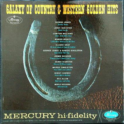 Galaxy of the country and western golden hits vinile - Vinile LP