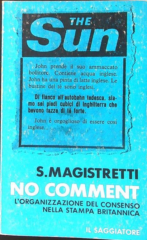 No comment - Stefano Magistretti - copertina
