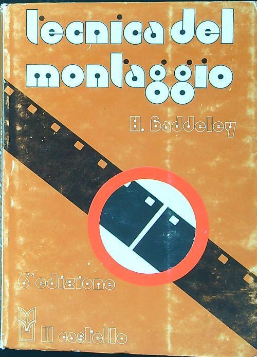 tecnica del montaggio - H. Baddeley - copertina
