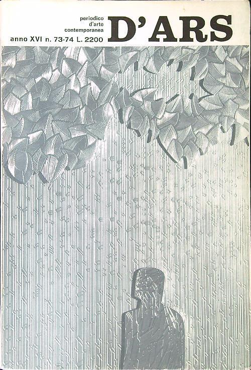 D'Ars n. 73-74/1975 - copertina