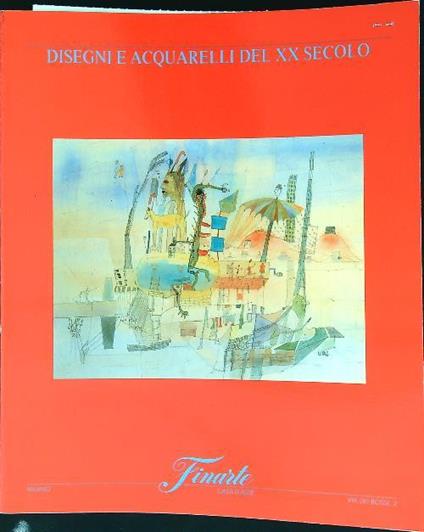 Asta 773 disegni e acquarelli del XX secolo 12 dicembre 1990 - copertina