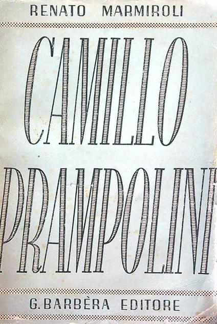 Camillo Prampolini - Renato Marmiroli - copertina