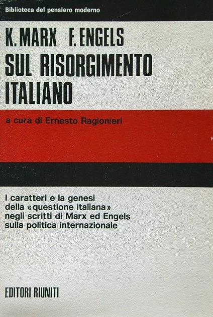 Sul Risorgimento italiano - Karl Marx - copertina