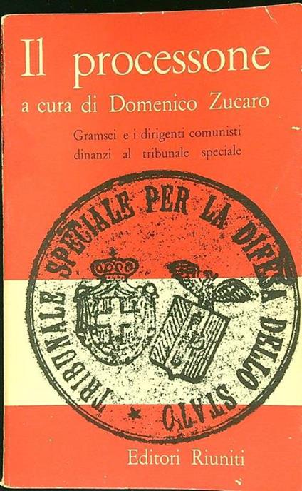 Il processone - domenico Zucaro - copertina