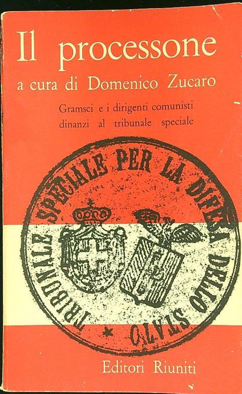 Il processone - domenico Zucaro - copertina