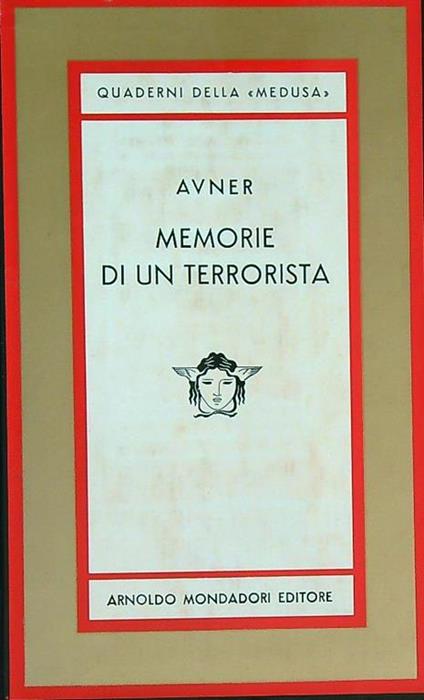 Memorie di un terrorista - Avner - copertina