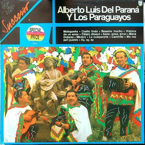 Alberto Luis Del Parana' y Los Paraguayos vinile - copertina