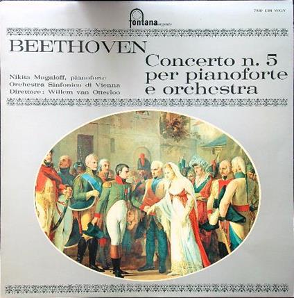 Beethoven Concerto n.5 per pianoforte e orchestra vinile - copertina