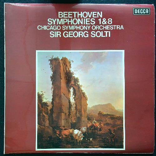 Beethoven symphonies 1-8 vinile - Solti - copertina