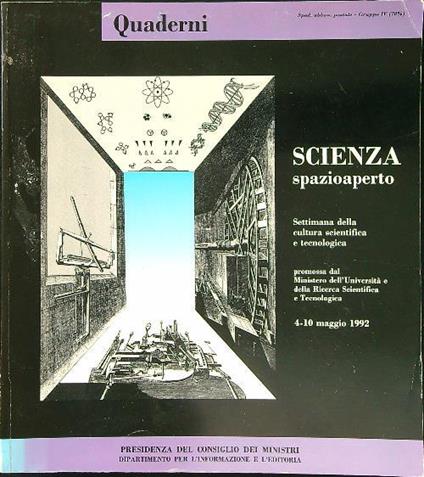 Scienza Spazioaperto 4-10 maggio 1992 - copertina